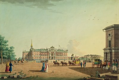 Castello di San Michele, San Pietroburgo, 1800 da Benjamin Patersson